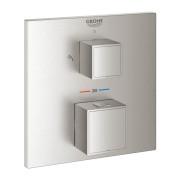 Термостат для душу прихованого монтажу Grohe Grohtherm Cube на 2 виходи суперсталь 24154DC0