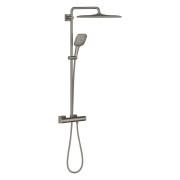 Душевая стойка Grohe Rainshower SmartActive 310 Cube с термостатом графит темный матовый 26837AL0