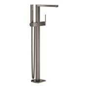Змішувач для ванної Grohe Plus з душовим гарнітуром графіт темний матовий 23846AL3