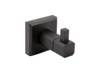 Гачок для ванної кімнати Аквародос Leonardo одинарний чорний матовий АР000040567