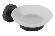 Мыльница для ванной Аквародос Gloria с держателем черный матовый АР000040530