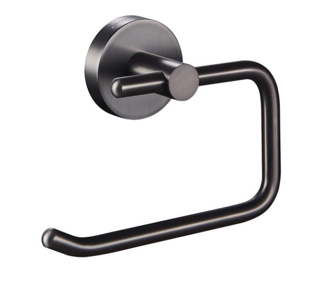 Тримач для туалетного паперу Аквародос Gloria відкритий gun metal АР000105345