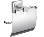 Держатель для туалетной бумаги Аквародос Leonardo с крышкой хром АР000040557