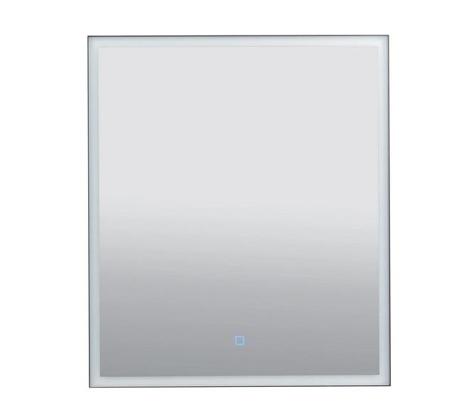 Дзеркало для ванної кімнати Аквародос Luce sensor 60х70 см із підсвічуванням чорний АР000112804
