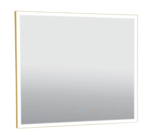 Зеркало для ванной комнаты Аквародос Luce sensor 80х70 см с подсветкой золото АР000113284