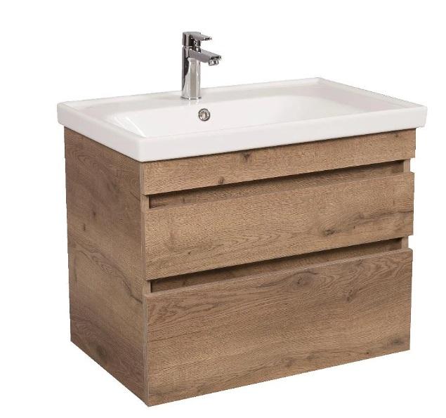 Тумба подвесная Аквародос Винтаж 70 см с раковиной Frame ДСП/МДФ аликанте АР000040258