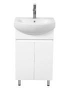 Тумба для підлоги Аквародос Уно 50 см з раковиною Руна ДСП/МДФ білий АР000084257