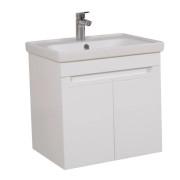 Тумба подвесная Аквародос Omega 60 см с раковиной Frame ДСП/МДФ белый АР000040332