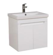 Тумба подвесная Аквародос Omega 60 см с раковиной Elite ДСП/МДФ белый АР000040343