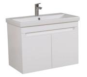 Тумба подвесная Аквародос Omega 80 см с раковиной Elite ДСП/МДФ белый АР000040345