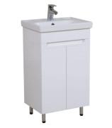 Тумба напольная Аквародос Omega 50 см с раковиной Frame ДСП/МДФ белый АР000040338