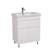 Тумба напольная Аквародос Omega 70 см с раковиной Frame ДСП/МДФ белый АР000040340