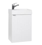 Тумба подвесная Аквародос Fabio 40 см с раковиной Mini ДСП/МДФ белый мат АР000127303