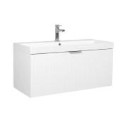 Тумба подвесная Аквародос Fabio 100 см с раковиной Fabio ДСП/МДФ белый мат АР000127308