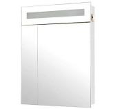 Зеркальный шкаф Аквародос Ника 60 см с подсветкой ДСП белый АР000001133