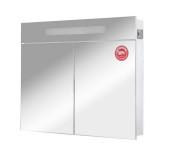 Зеркальный шкаф Аквародос Ника 95 см с подсветкой ДСП белый АР000001135