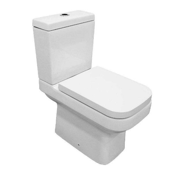 Унитаз-компакт с функцией биде Аквародос Noura 36,5х62 см с сиденьем Slim Soft-Close фарфор белый АР000040710