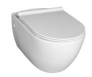 Унитаз-биде подвесной Аквародос City 37х52,5 см безободковый с сиденьем Bella Soft-Close фарфор белый АР000040668