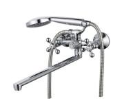 Смеситель для ванной Аквародос Ideal с душевым гарнитуром хром АР000040418