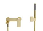 Смеситель для ванной Аквародос Milano с душевым гарнитуром золото АР000110531