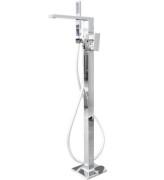 Смеситель для ванной Аквародос Парма напольный с душевым гарнитуром хром АР000083242