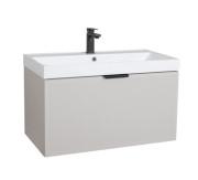 Тумба подвесная Аквародос Fabio 80 см с раковиной Fabio ДСП/МДФ кашемир АР000134981