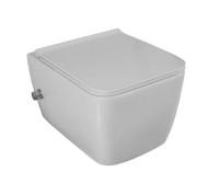Унитаз-биде подвесной Аквародос Hera 37х51,8 см с вентилем и сиденьем Ibiza Soft-Close фарфор белый АР000040692