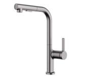 Смеситель для кухни Аквародос Rimini однорычажный с вытяжным изливом gun metal АР000084872