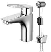 Смеситель для раковины Аквародос Umbra 90363-3 с гигиеническим душем хром АР000040453