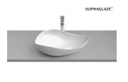 Раковина для ванной Roca Ohtake  55x38,5 см Fineceramic® Supraglaze® белый A327A13S00