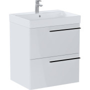 Тумба с раковиной Roca Ella 60x46 см ДСП белый глянец A851910806