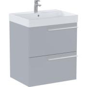 Тумба с раковиной Roca Ella 60x46 см ДСП жемчужный матовый A851910530