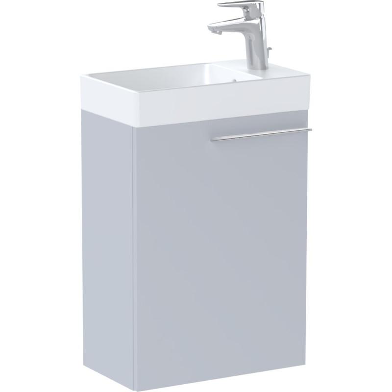 Тумба с раковиной Roca Ella 45x26 см ДСП жемчужный матовый A851917530