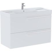 Тумба с раковиной Roca Ella 100x46 см ДСП белый матовый A851914529