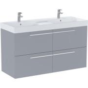 Тумба с раковиной Roca Ella 120x46 см ДСП жемчужный матовый A851915530