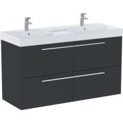 Тумба с раковиной Roca Ella 120x46 см ДСП оникс матовый A851915531