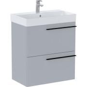 Тумба с раковиной Roca Ella 60x36 см ДСП жемчужный матовый A851916530