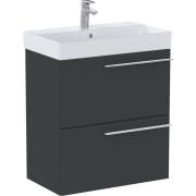 Тумба с раковиной Roca Ella 60x36 см ДСП оникс матовый A851916531