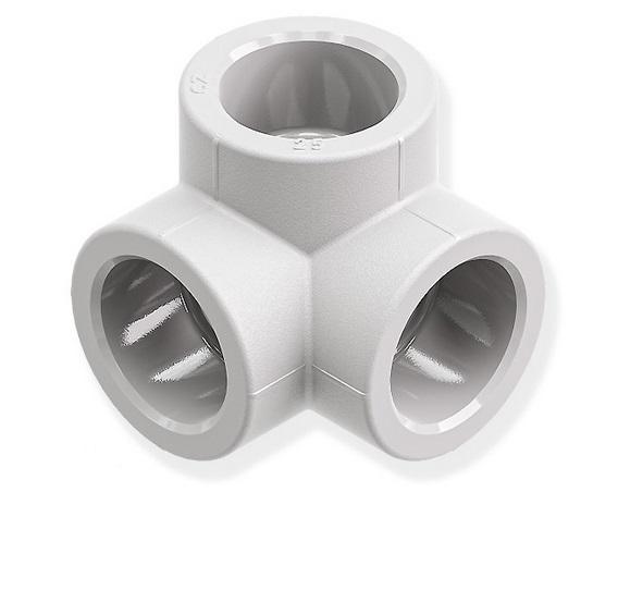 Тройник угловой Ekoplastik ⌀ 32 мм полипропилен SKOT032RCT