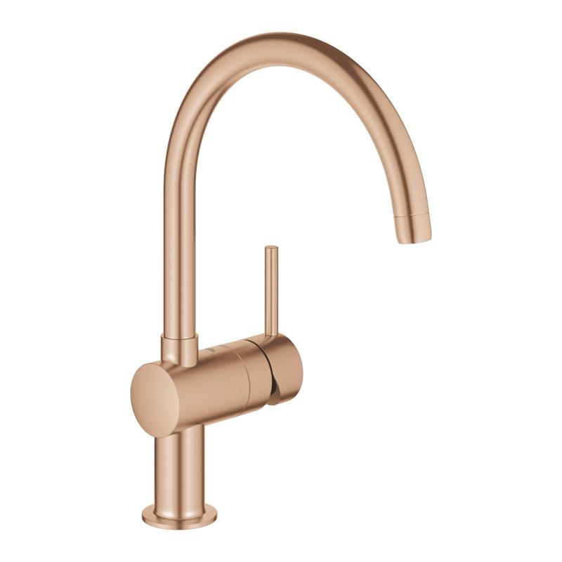 Смеситель для кухни Grohe Minta однорычажный теплый закат матовый 32917DL0