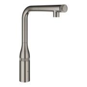 Змішувач для кухні Grohe Accent SmartControl із висувною лійкою графіт темний матовий 30444AL0