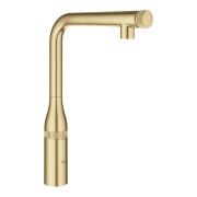 Змішувач для кухні Grohe Accent SmartControl з висувною лійкою холодний світанок матовий 30444GN0