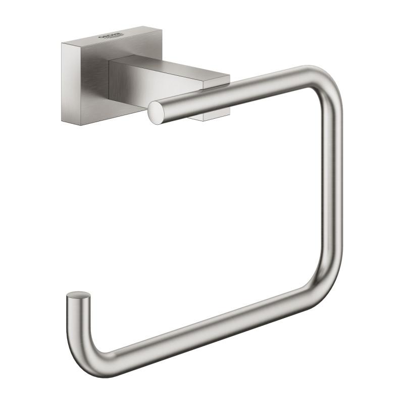 Держатель для туалетной бумаги Grohe Essentials Cube открытый металл суперсталь 40507DC1