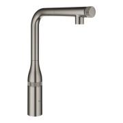 Смеситель для кухни Grohe Essence SmartControl с выдвижной лейкой графит темный матовый 31615AL0