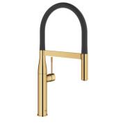 Змішувач для кухні Grohe Essence одноважільний з висувною лійкою холодний світанок 30294GL0