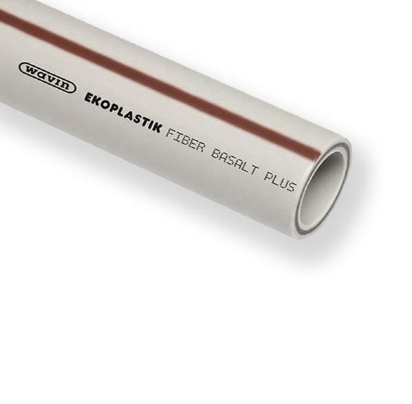 Труба Ekoplastik Fiber Basalt Plus d 110 мм полипропилен PP-RCT/базальт STRFB110TRCT