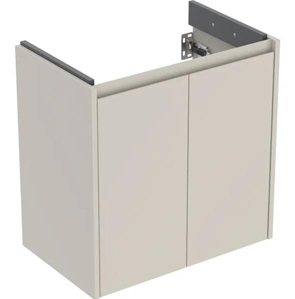 Тумба под раковину Geberit Selnova Compact 59,1x36,4 см ДСП песочно-серый матовый 504.075.DB.1
