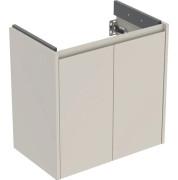 Тумба под раковину Geberit Selnova Compact 59,1x36,4 см ДСП песочно-серый матовый 504.075.DB.1