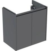 Тумба под раковину Geberit Selnova Compact 59,1x36,4 см ДСП лава матовая 504.075.JK.1