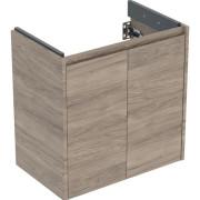 Тумба под раковину Geberit Selnova Compact 59,1x36,4 см ДСП орех гикори 504.075.JR.1